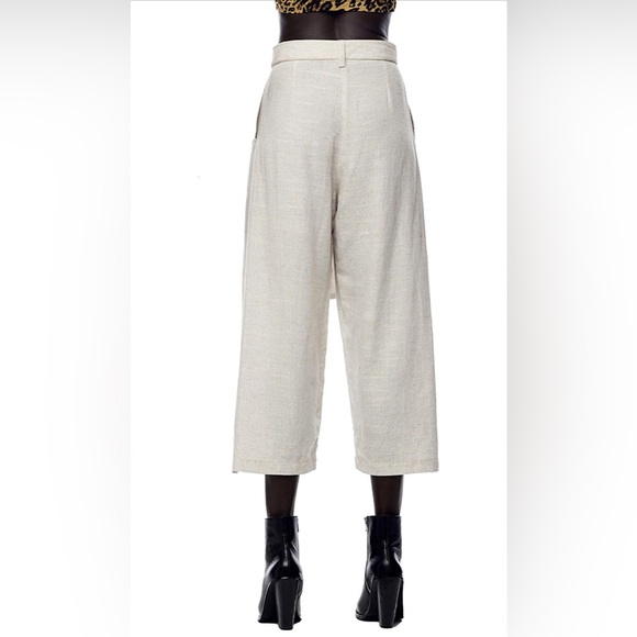 Jonny Cota Studio Linen Wrap Pants NWT 0 - Picture 3 of 5